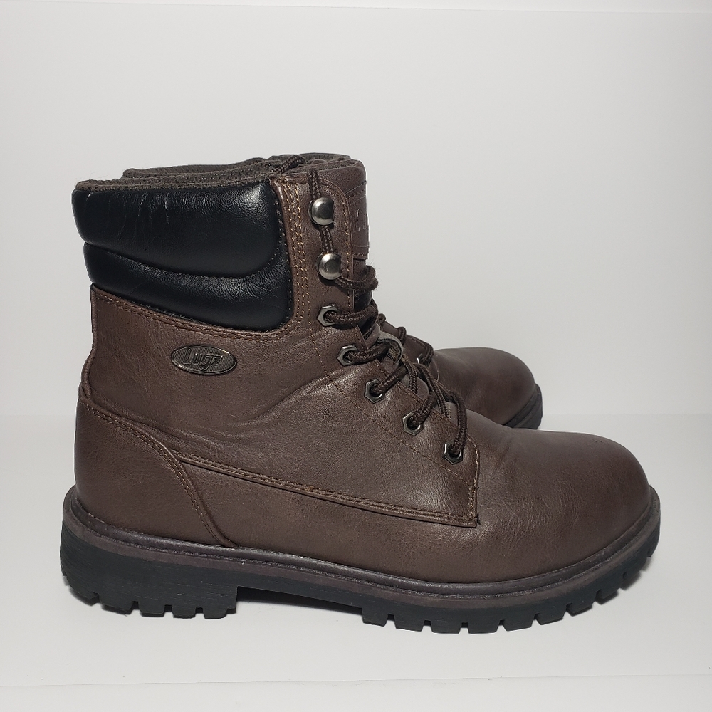 Lugz Nile Hi Boots Casual Boots Coffee Brown Mens Size 8.5 MNILEHGV-241.